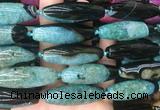 RIBS88 15 inches 13*40mm rice agate gemstone beads wholesale