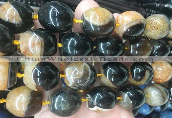 RIBS94 15 inches 17*19mm rice Agate gemstone beads wholesale