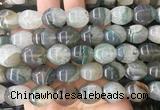 RIBS98 15 inches 12*16mm faceted rice agate gemstone beads wholesale