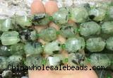 RUBS07 15 inches 15*20mm - 18*25mm faceted freeform prehnite beads