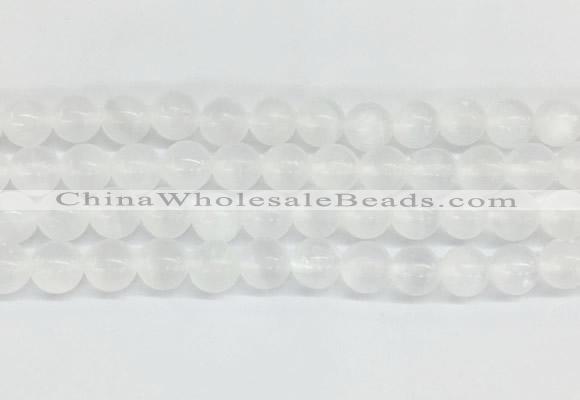 SEBS02 15 inches 8mm round selenite gemstone beads wholesale