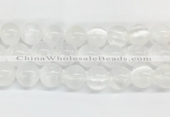 SEBS06 15 inches 16mm round selenite gemstone beads wholesale