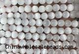 SEBS15 15 inches 6mm round selenite beads wholesale