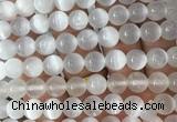 SEBS16 15 inches 8mm round selenite beads wholesale