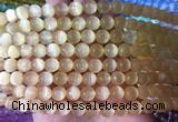 SEBS20 15 inches 6mm round selenite beads wholesale