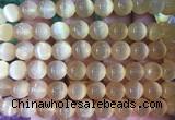 SEBS21 15 inches 8mm round selenite beads wholesale