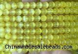 SEBS68 15 inches 6mm round selenite gemstone beads wholesale