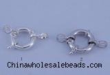 SSC202 5pcs 12mm 925 sterling silver spring rings clasps