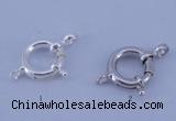 SSC206 5pcs 12mm 925 sterling silver spring rings clasps