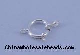 SSC207 5pcs 12.5mm 925 sterling silver spring rings clasps