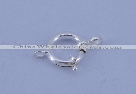 SSC207 5pcs 12.5mm 925 sterling silver spring rings clasps