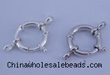 SSC209 5pcs 20mm 925 sterling silver spring rings clasps