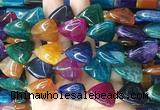 TABS06 15 inches 20*20mm triangle Agate gemstone beads wholesale