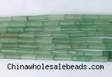 TBBS11 15 inches 4*13mm tube green aventurine jade gemstone beads