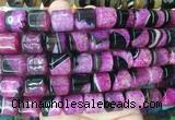 TBBS138 15 inches 13*14mm tube agate gemstone beads wholesale