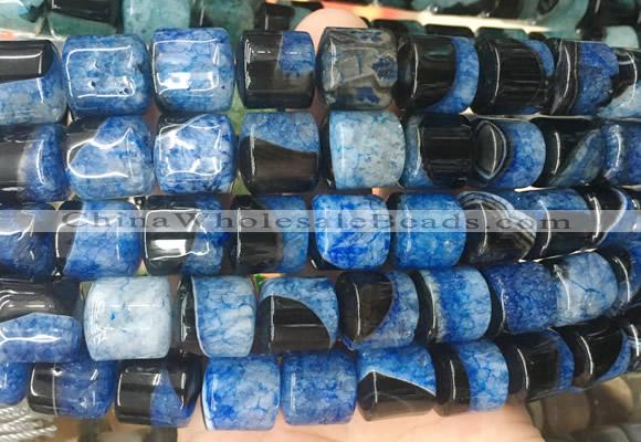 TBBS140 15 inches 13*14mm tube agate gemstone beads wholesale