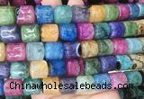 TBBS145 15 inches 13*14mm tube agate gemstone beads wholesale