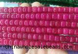 TBBS153 15 inches 7*9mm tube candy jade gemstone beads wholesale