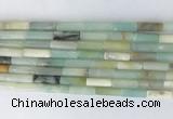 TBBS29 15 inches 4*13mm tube colorful amazonite gemstone beads