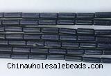 TBBS36 15 inches 4*13mm tube blue goldstone gemstone beads