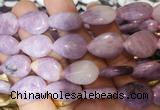 TRBS118 15 inches 13*18mm flat teardrop Lepidolite beads wholesale