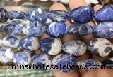TRBS123 15 inches 13*18mm flat teardrop Sodalite beads wholesale