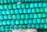 WBBS01 15 inches 9*12mm pumpkin yellow green howlite turquoise beads wholesale