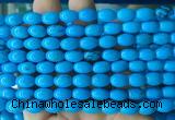 WBBS07 15 inches 7*10mm rice howlite turquoise gemstone beads wholesale