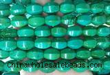 WBBS12 15 inches 12*16mm rice howlite turquoise gemstone beads wholesale