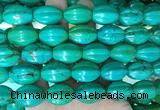 WBBS15 15 inches 15*20mm pumpkin howlite turquoise gemstone beads wholesale